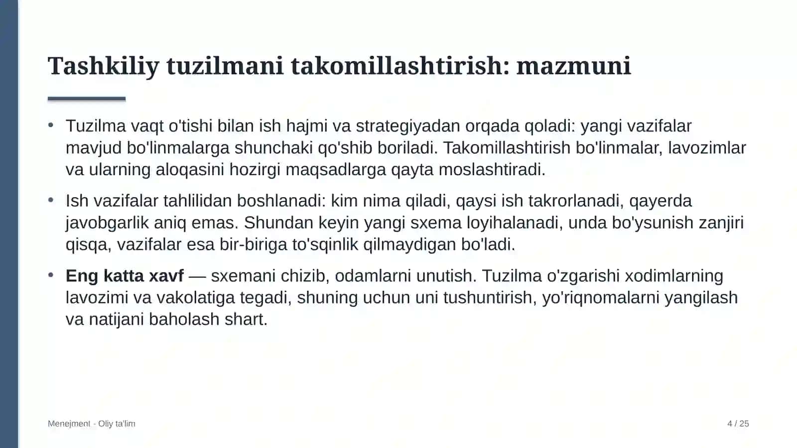 MENEJMENT · OLIY TA'LIM 4