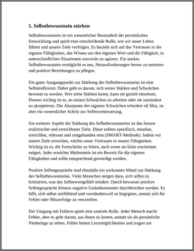 DIE PERSÖNLICHE ENTWICKLUNG 4