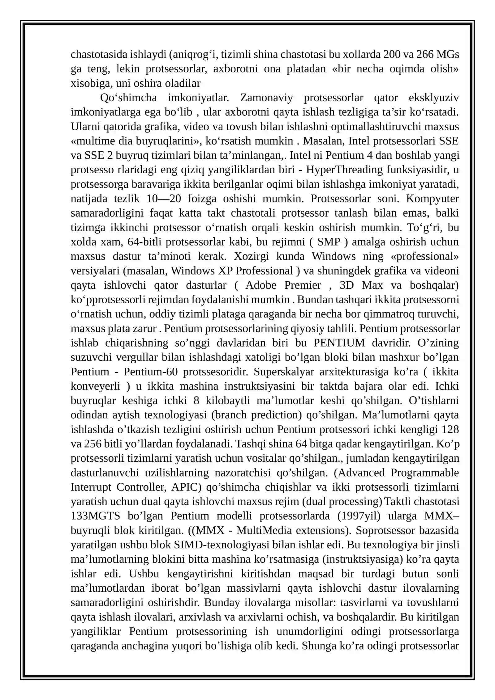 Zamonaviy intel protsessorlari 4