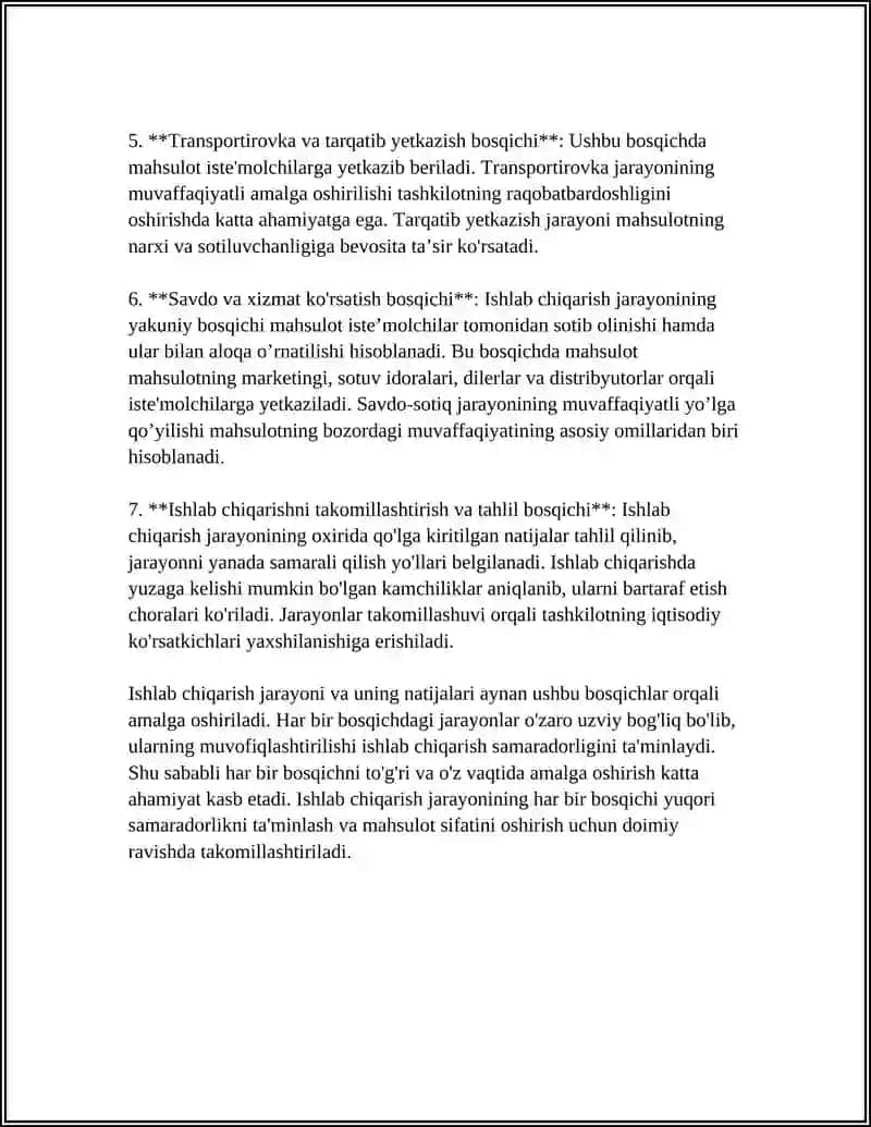 ISHLAB CHIQARISH JARAYONI VA UNING NATIJALARI 4