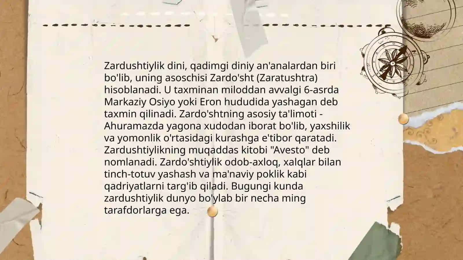 Zardushtiylik dini va Avesto 4