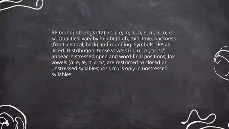 Segmental phonemes in the studied language 4