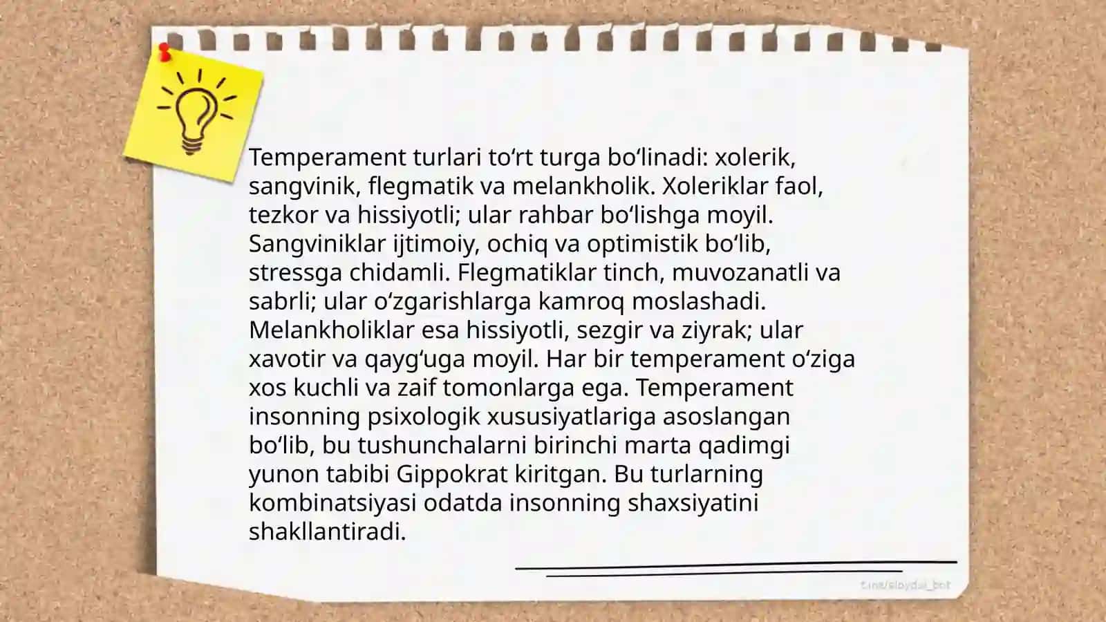 Temprament slayd videolari bilan 4