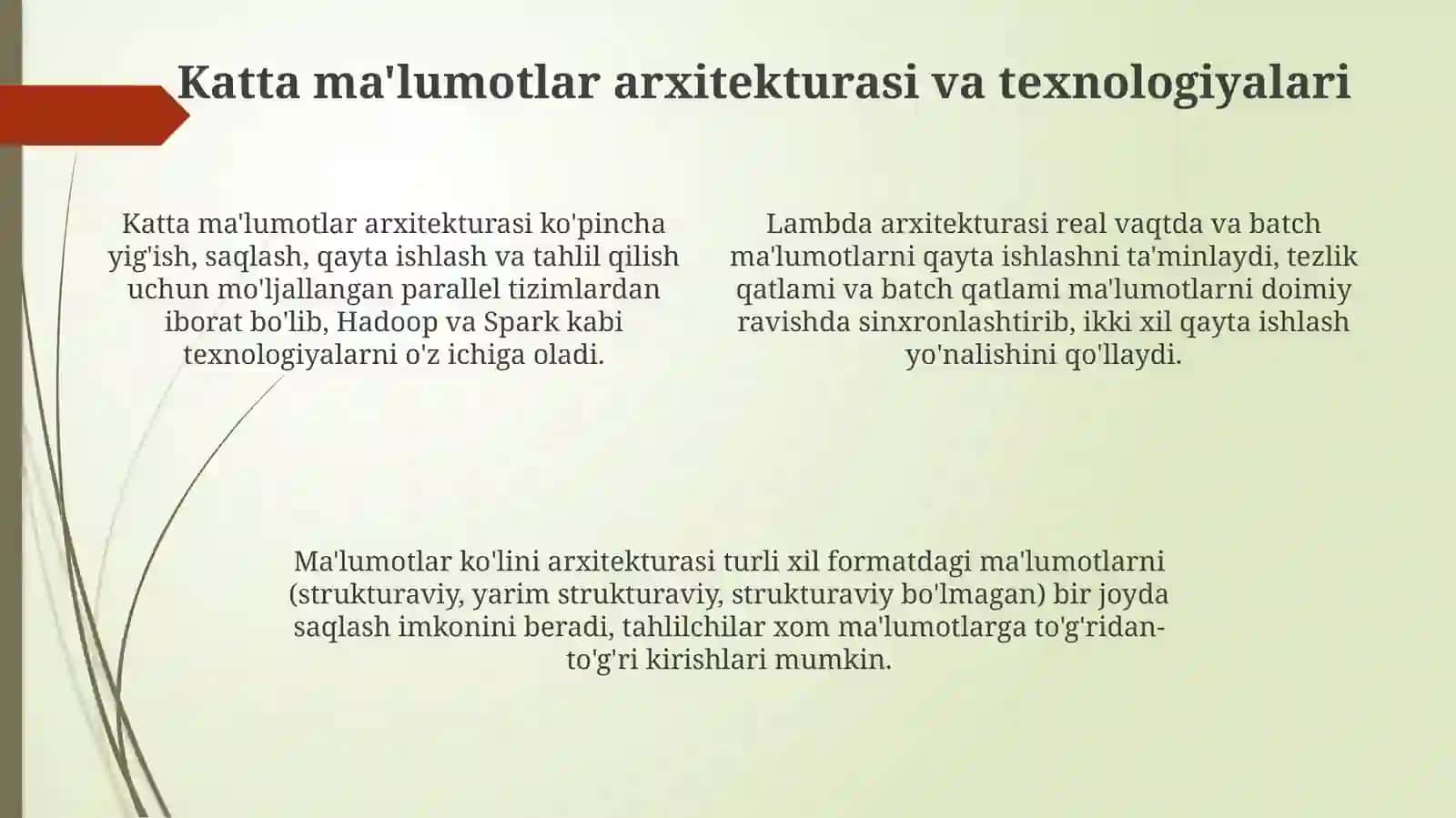 Katta ma'lumotlar 4