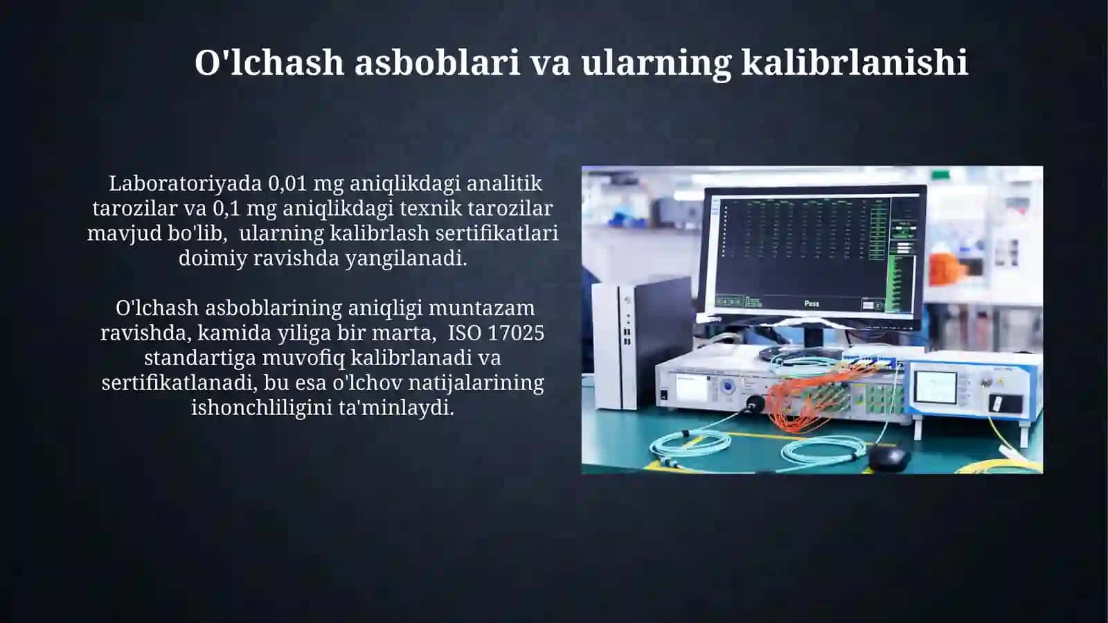 Centex.Uz Sifat Ko'rsatkichlarini Aniqlash Laboratoriyasidagi Asbob-Uskunalar Umumiy Ko'rinishi 4