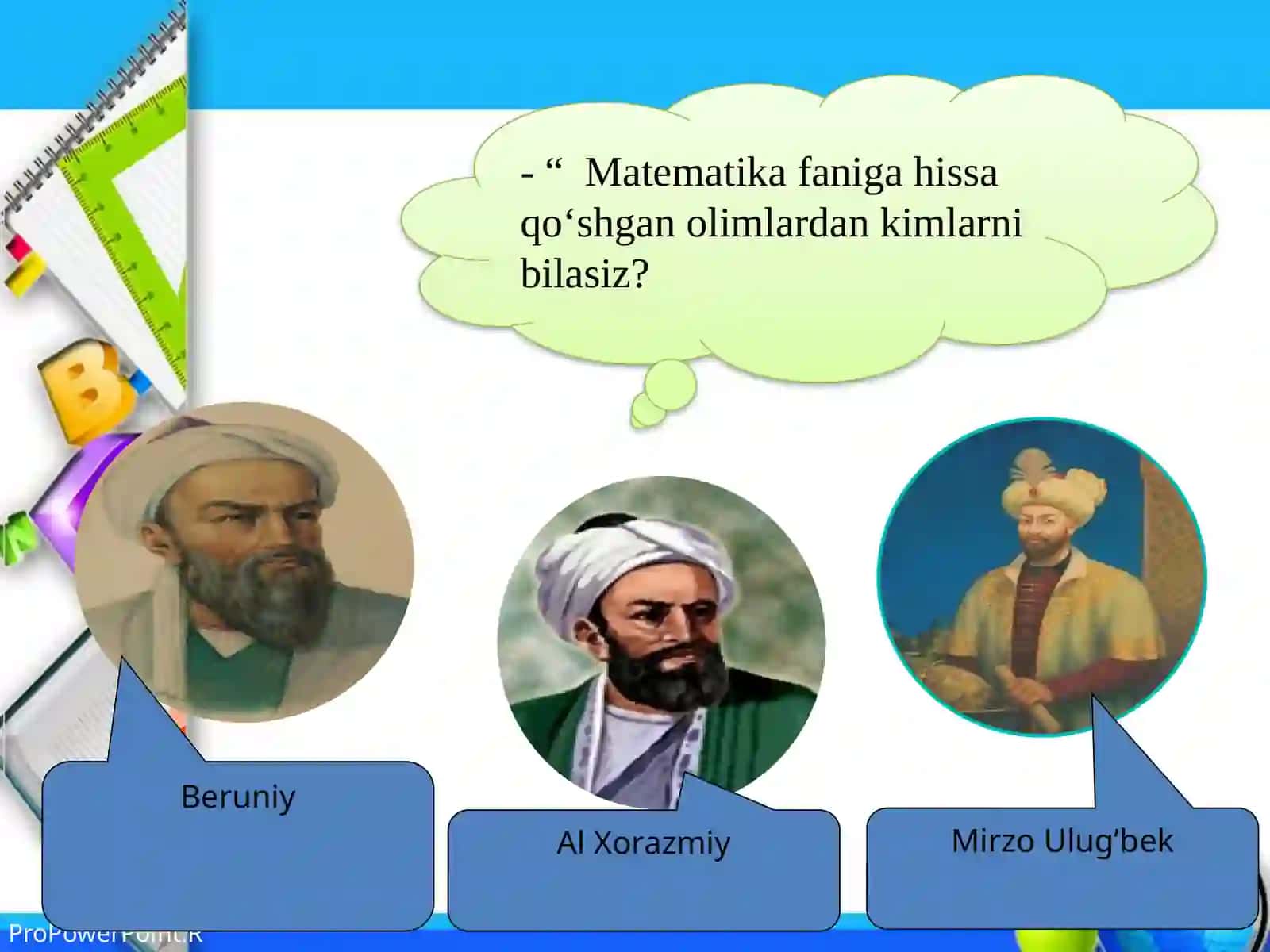 Matematika Fan Takrorlash 4