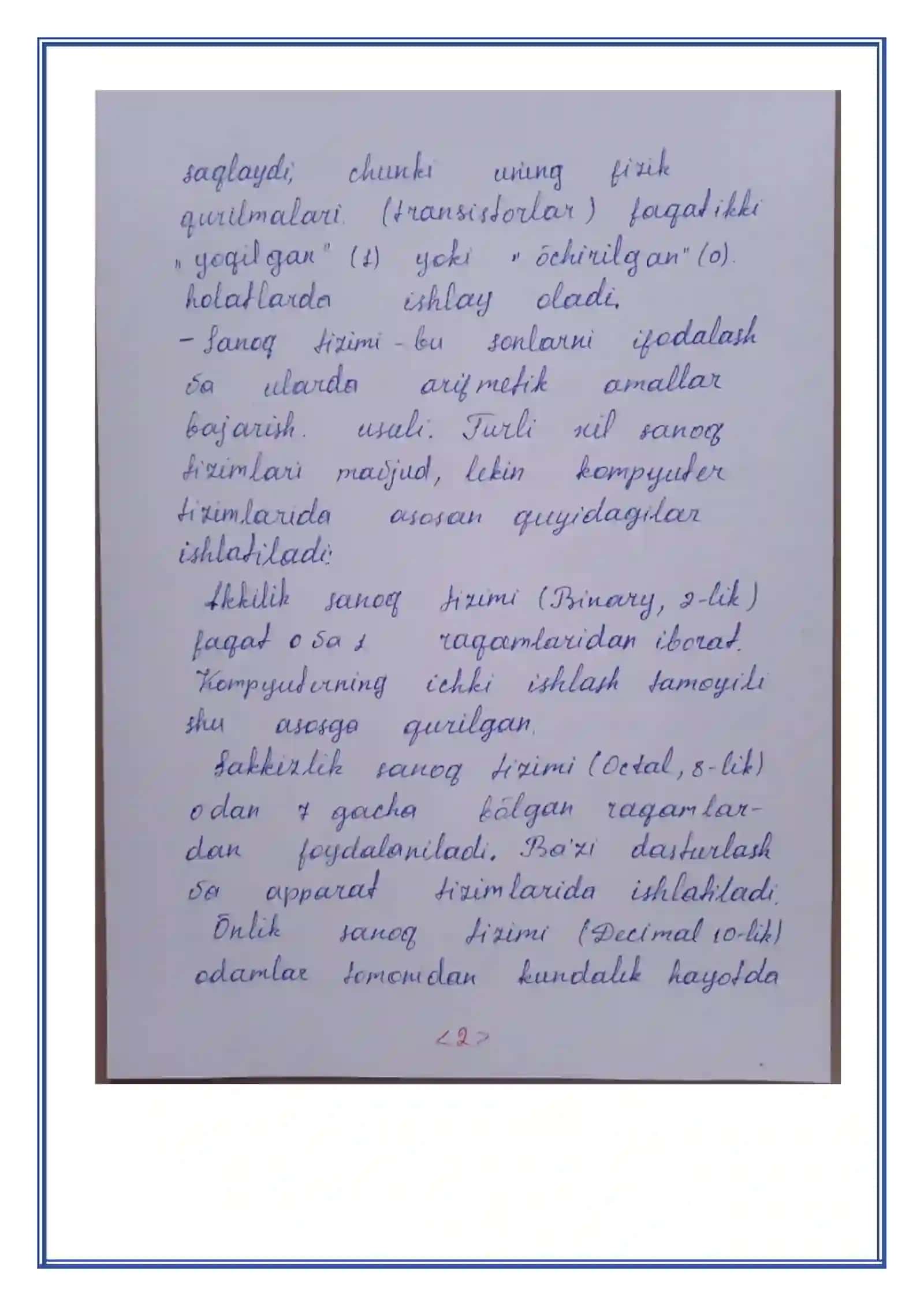 Kompyuterni tashkil etish 4