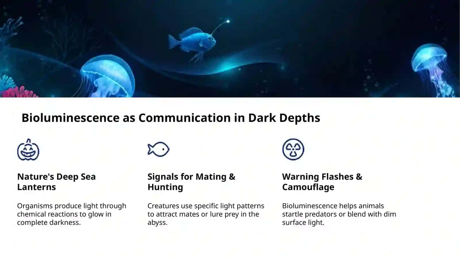 Glowing Depths: Ocean's Living Light 4