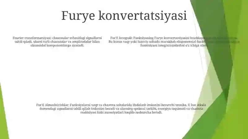 Fur’E Integrali 4