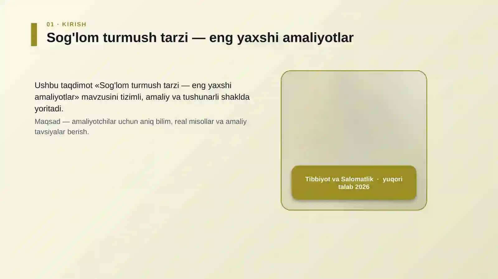 Sog'lom turmush tarzi — eng yaxshi amaliyotlar 4