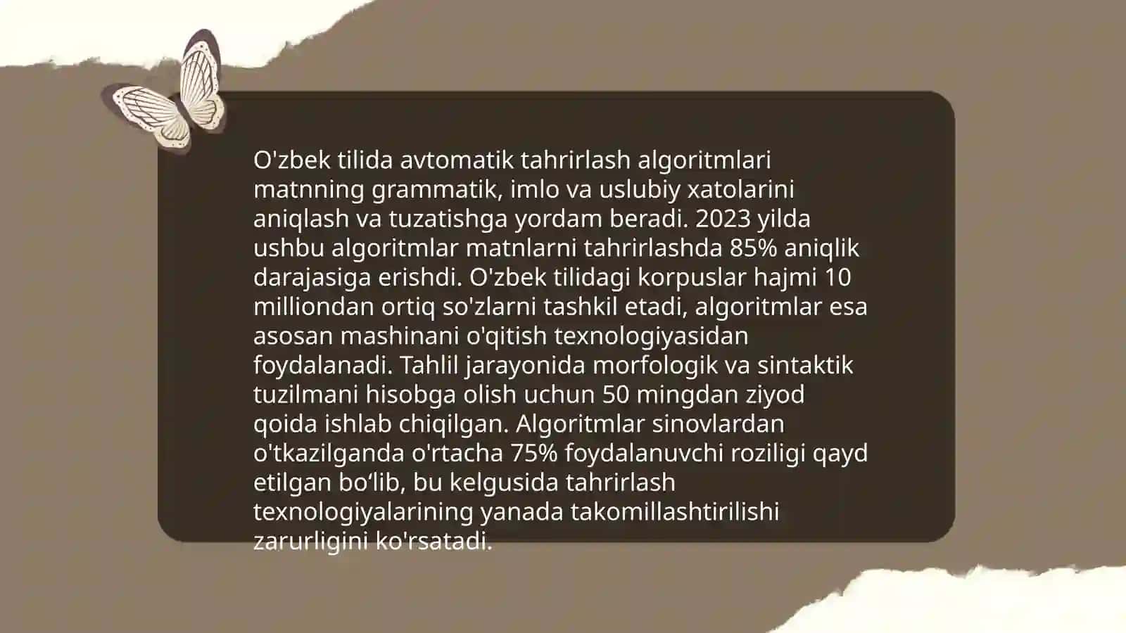 Matnlarni avtomatik tahrirlash 4
