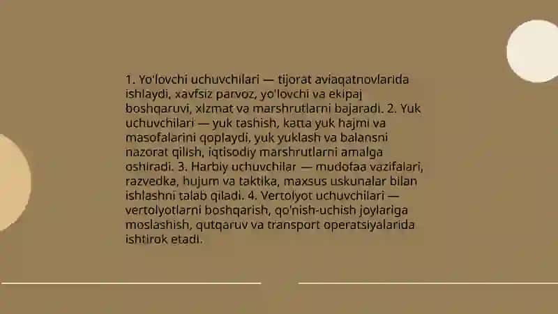 Uchuvchi kasbi 4