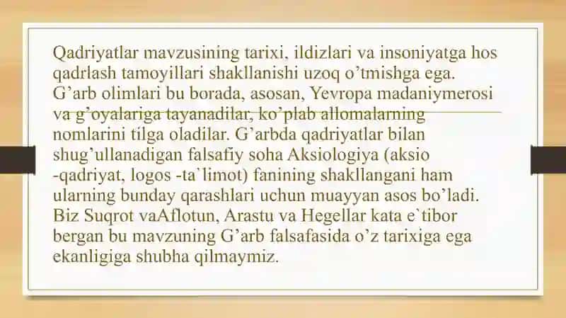 Qadriyatlarfalsafasi 4