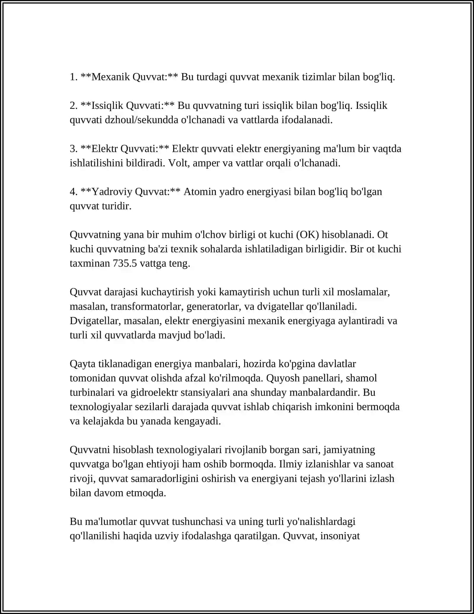 QUVVAT VA UNING BIRLIGI 4