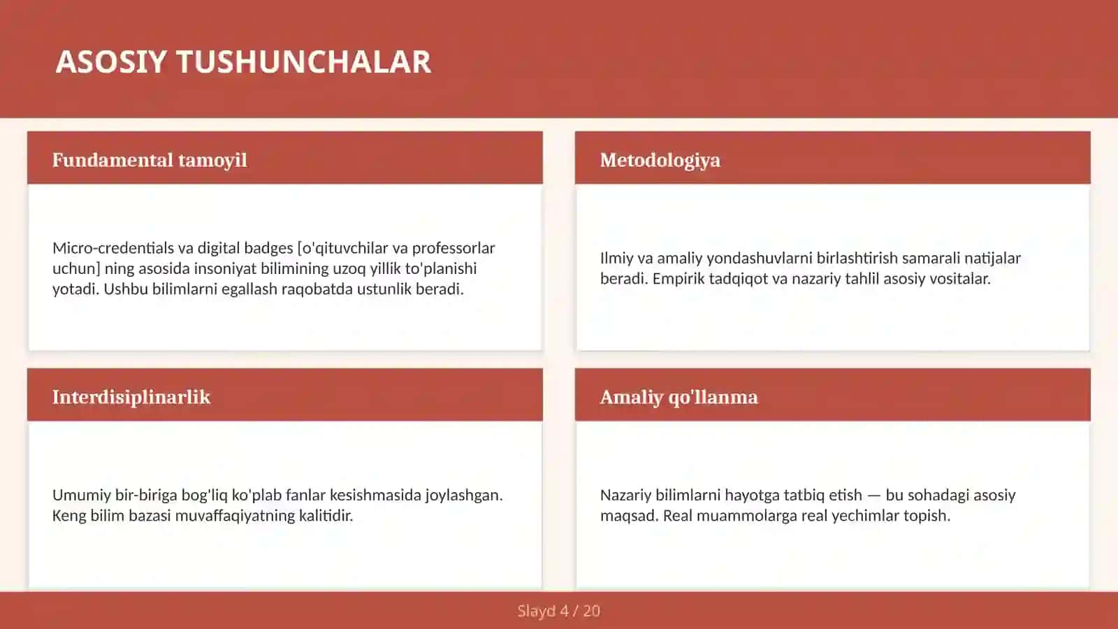 Micro-credentials va digital badges [o'qituvchilar va professorlar uchun] 4