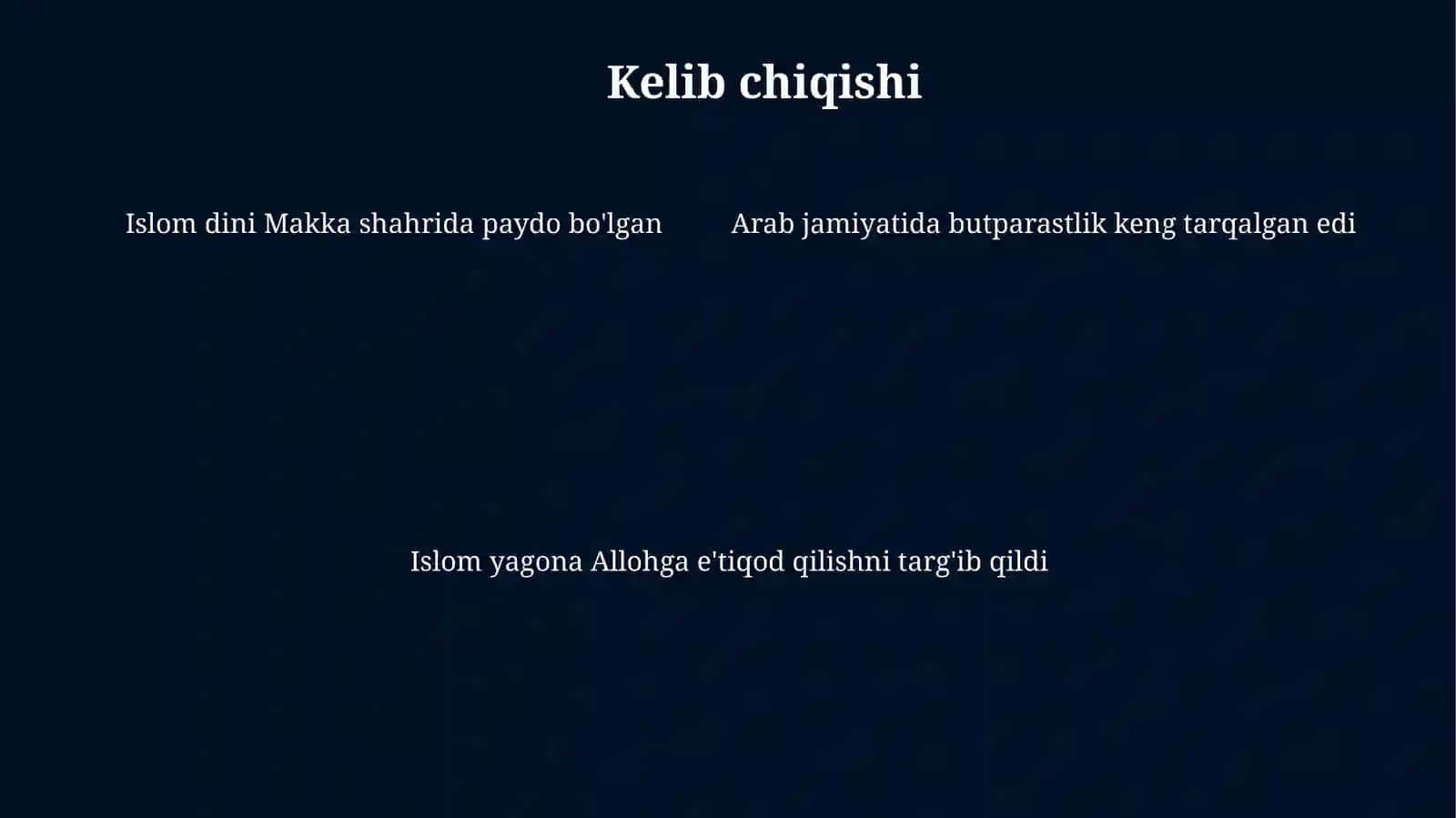Islom dini tarixi 4