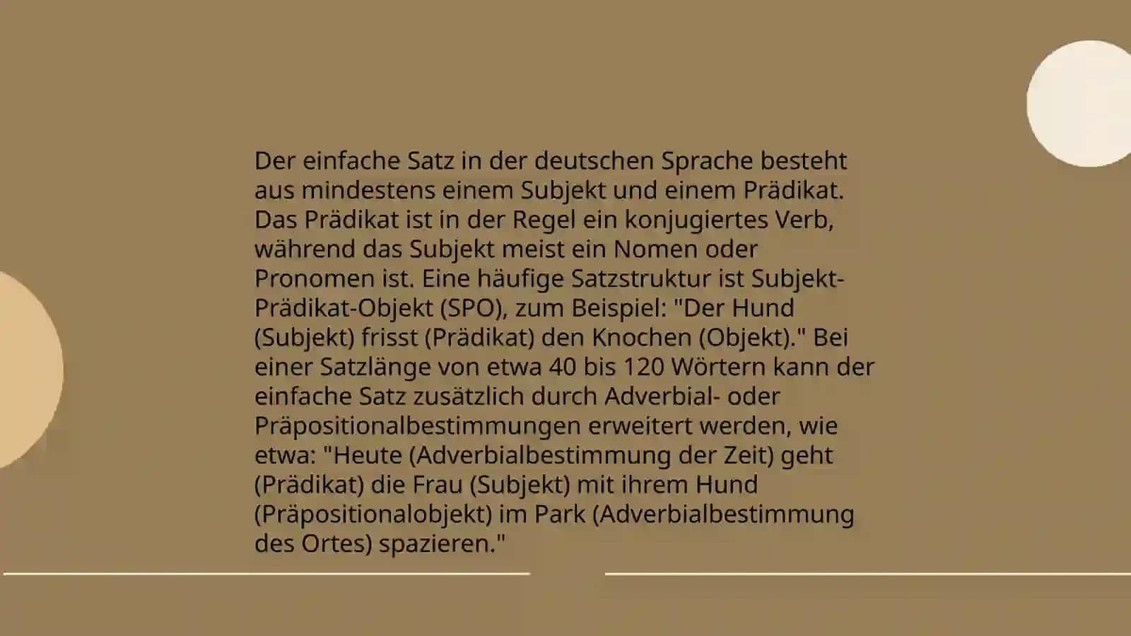 Der Eonfache Satz 4