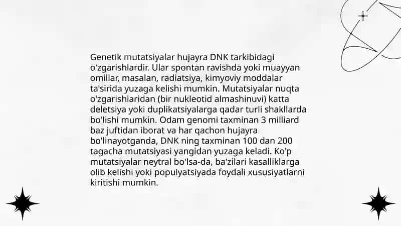 Genom kasalliklari 4