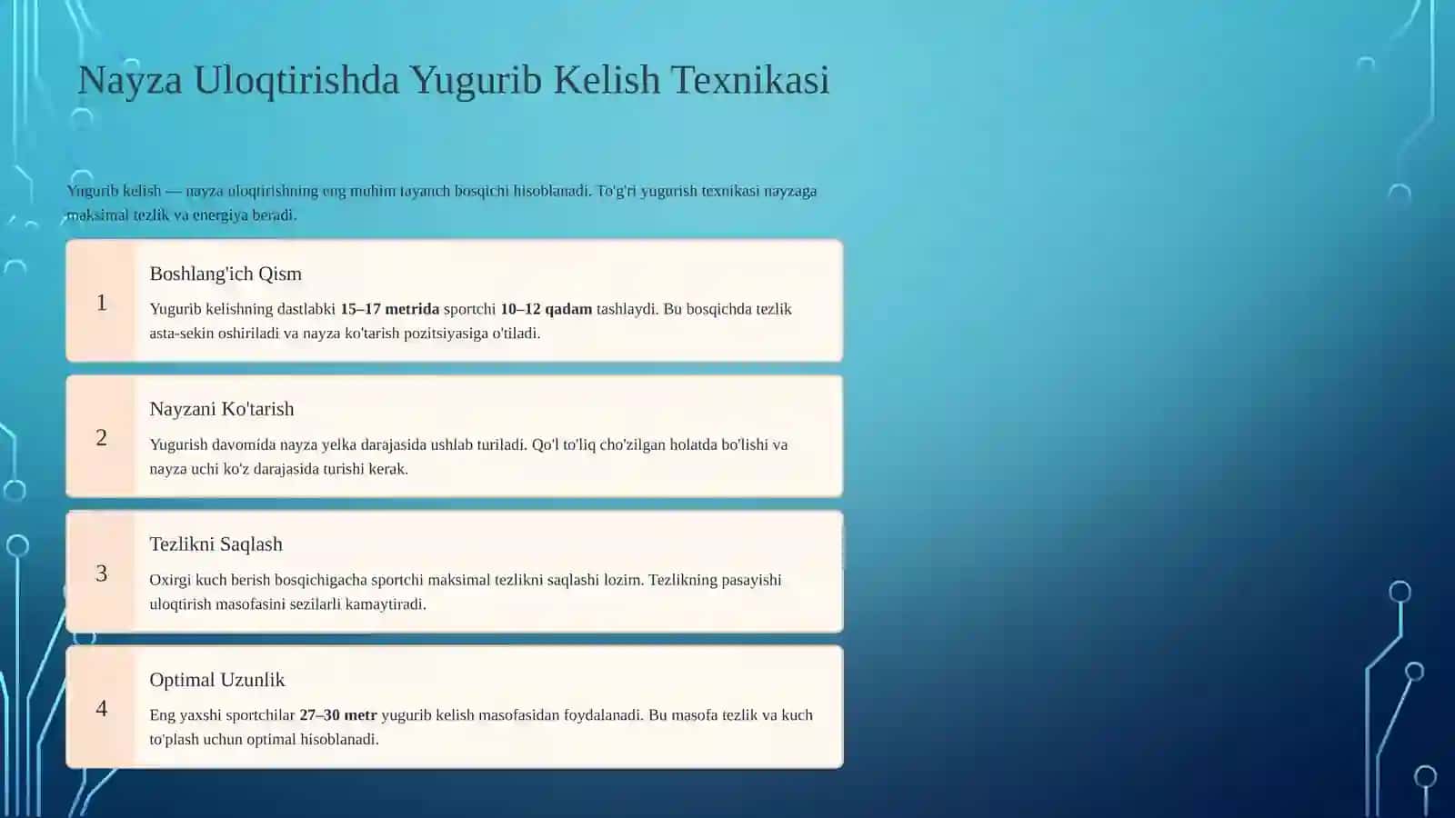 Nayza Uloqtirish Texnikasini O'rgatish 4