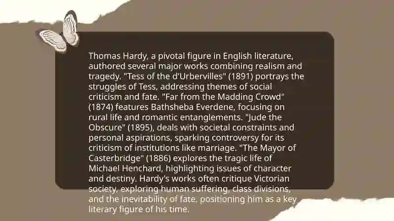 Biography of Thomas Hardy 4