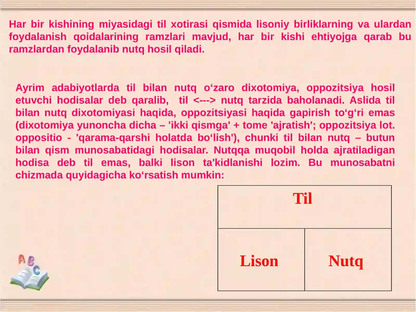 Til va nutq munosabati. 4