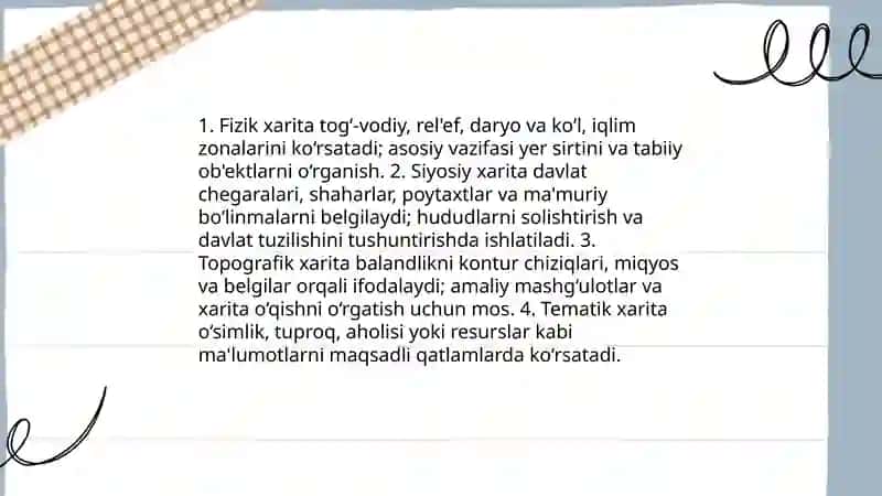 Xaritalar bilan ishlash 4