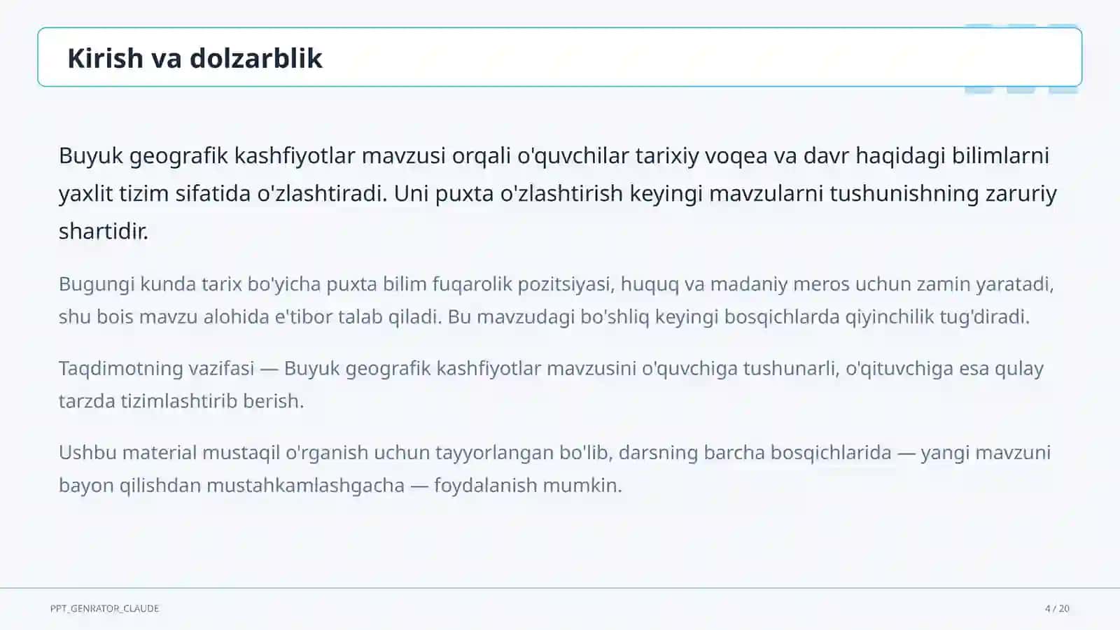 Buyuk geografik kashfiyotlar (8-sinf) 4