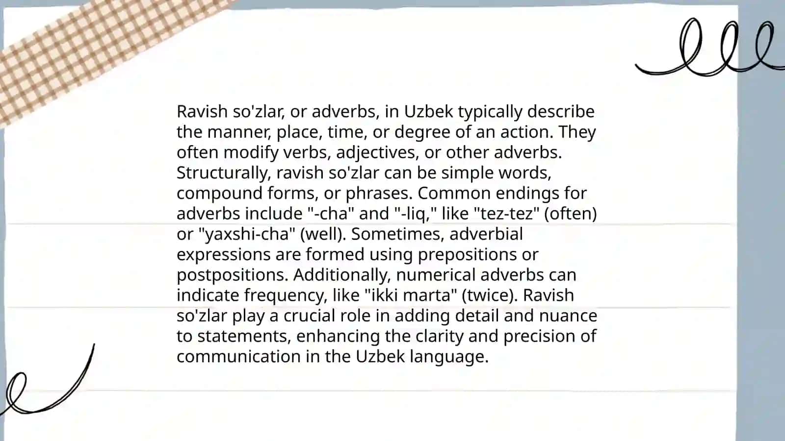 Ravish so'z turkumi 4