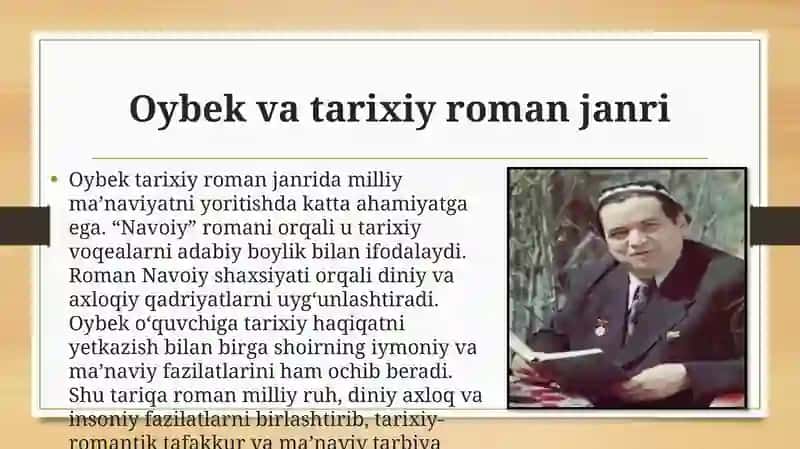 Oybekning “Navoiy” romani 4