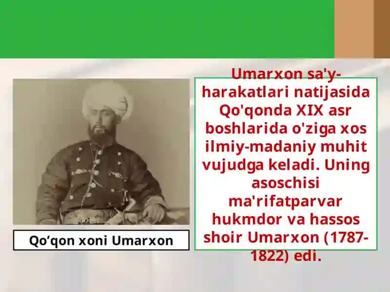 Qo'qon xonligida madaniy hayot 4