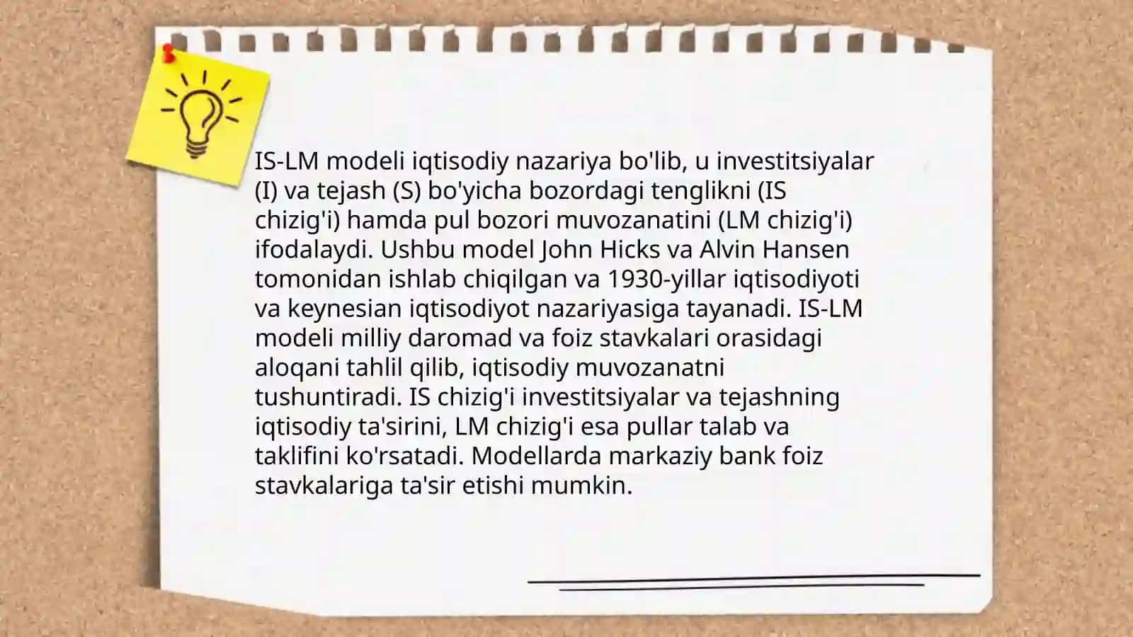 MAKROIQTISODIY MODELLAR 4
