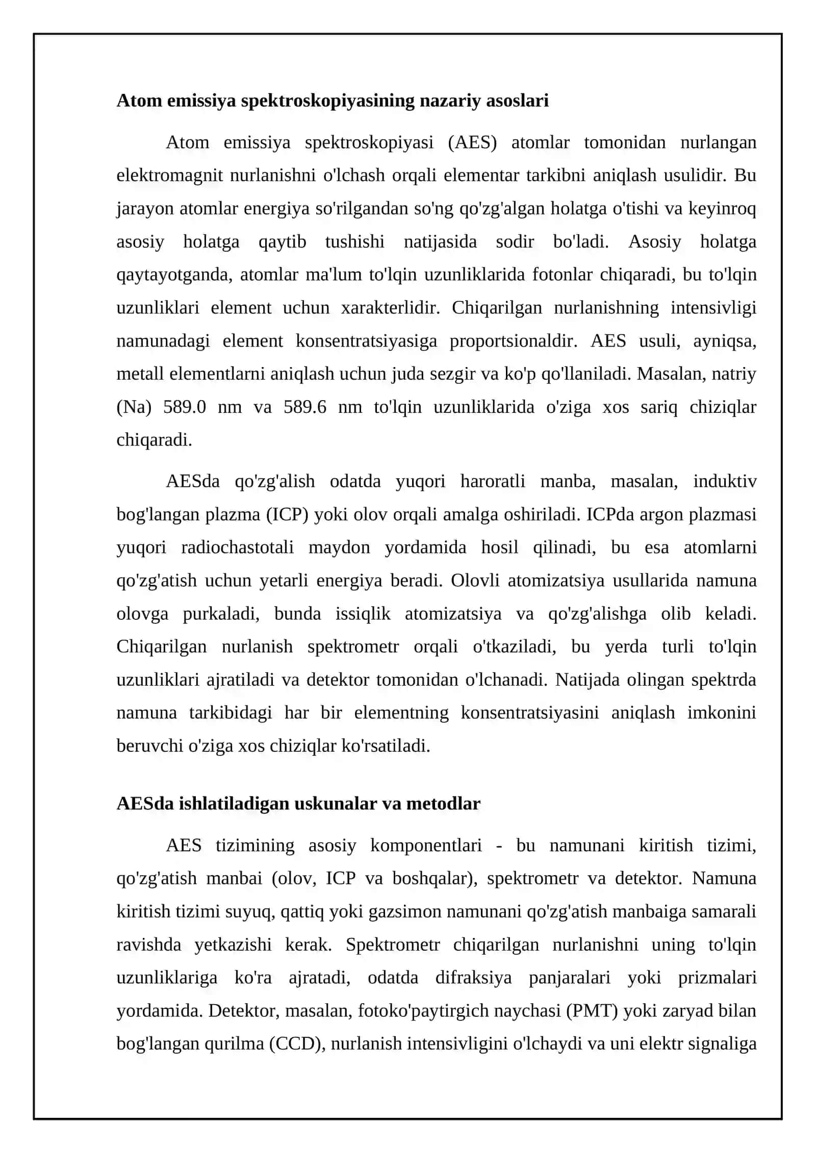 Atom emissiya spektroskopiyasi 4