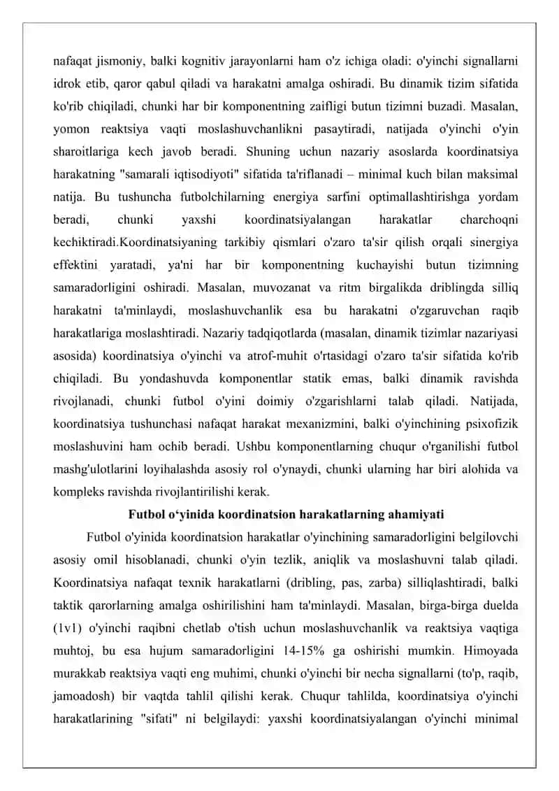 Futbol o‘yinida koordinatsion qobiliyatlarni shakllantirish mashqlari 4