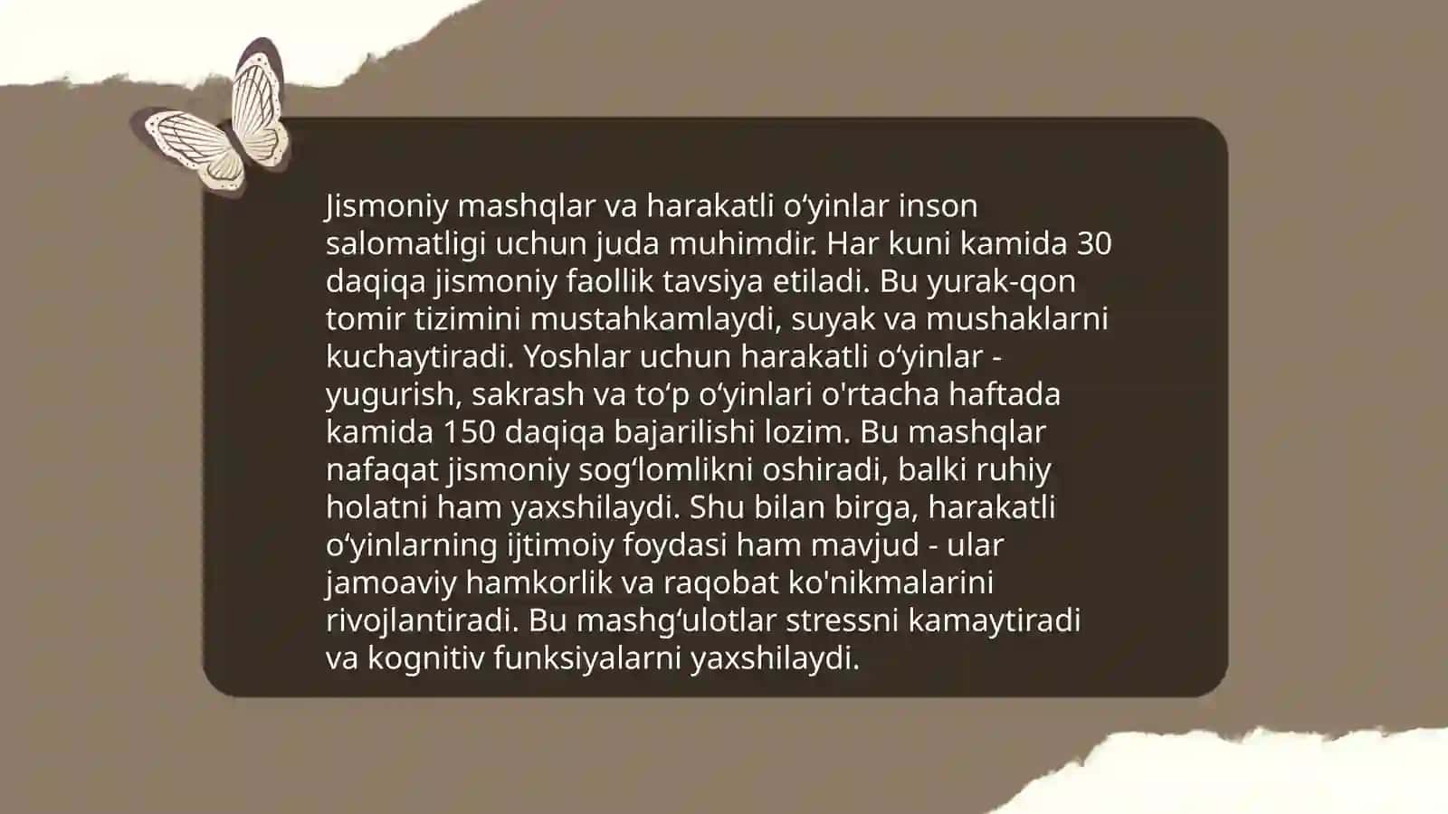 Harakatli oʻyinlar 4