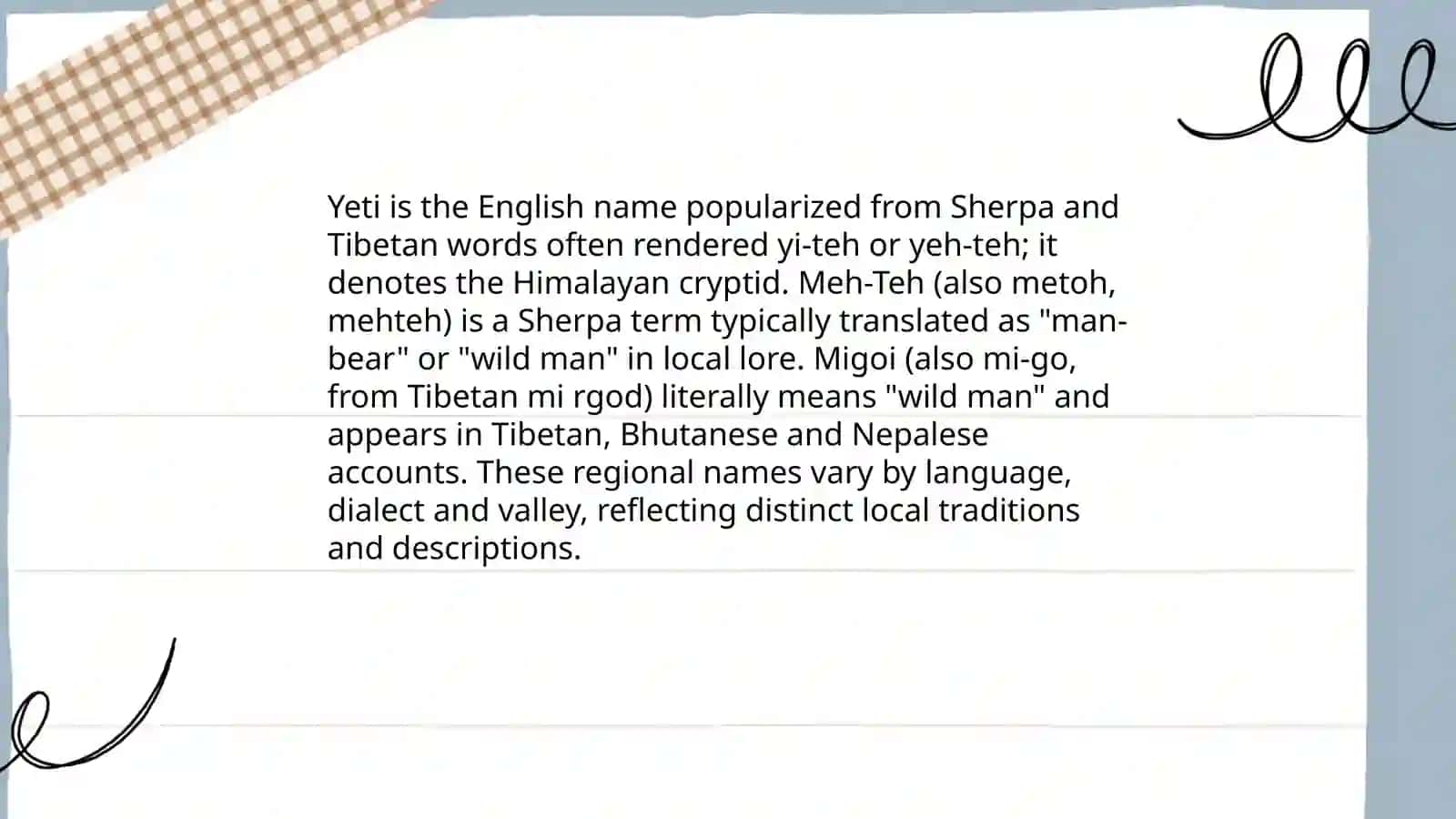 The Yeti 4