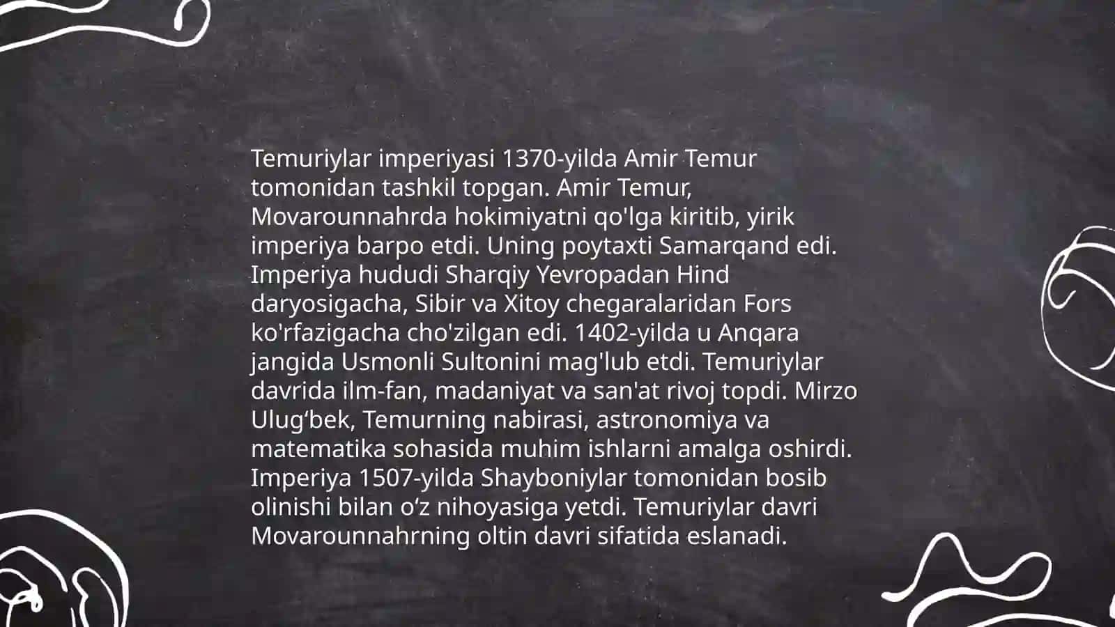Temiriylar davrida siyosiy ijtimoiy iqtisodiy va madaniy hayot 4