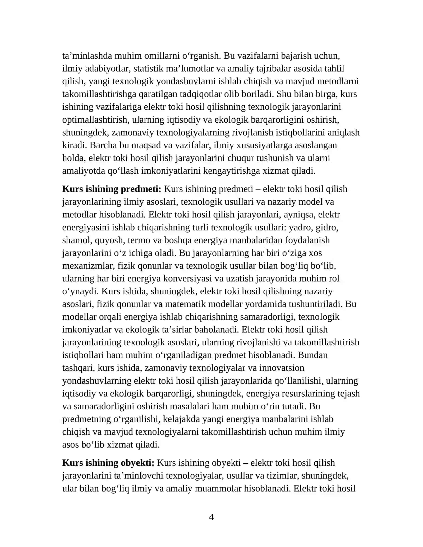 ELEKTR TOKI HOSIL BOʻLISHI 4