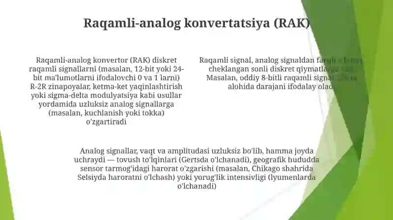 Arulog va raqamli signallar 4