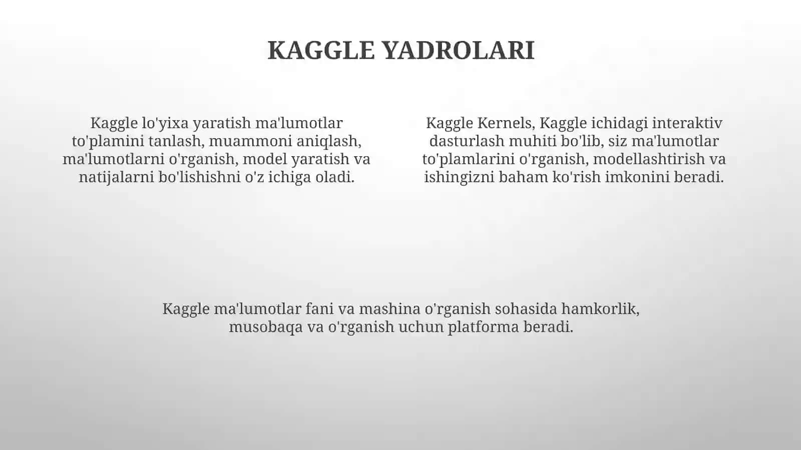 Kaggle’daloyihayaratish 4