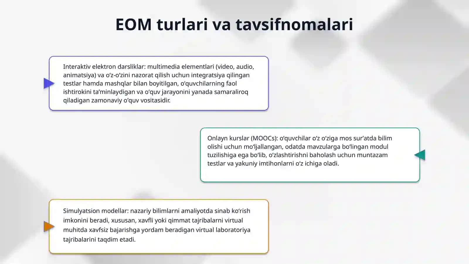 Informatika va axborot texnologiyalari fanidan elektron oʻquv materiallarini tayyorlash 4