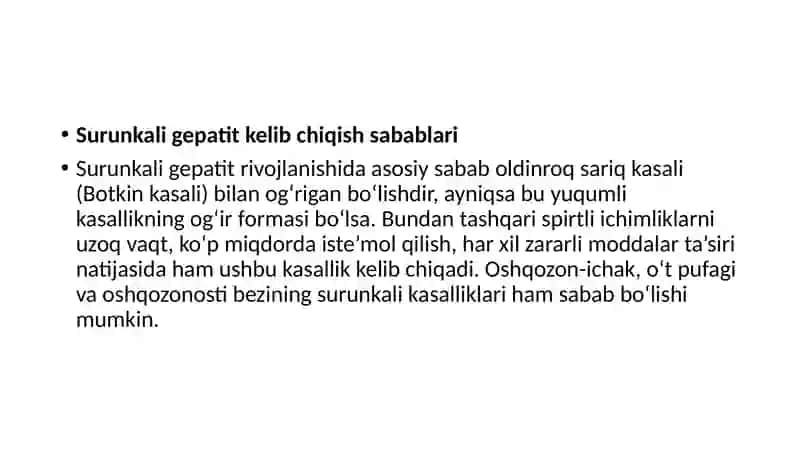 Surunkali gepatit 4
