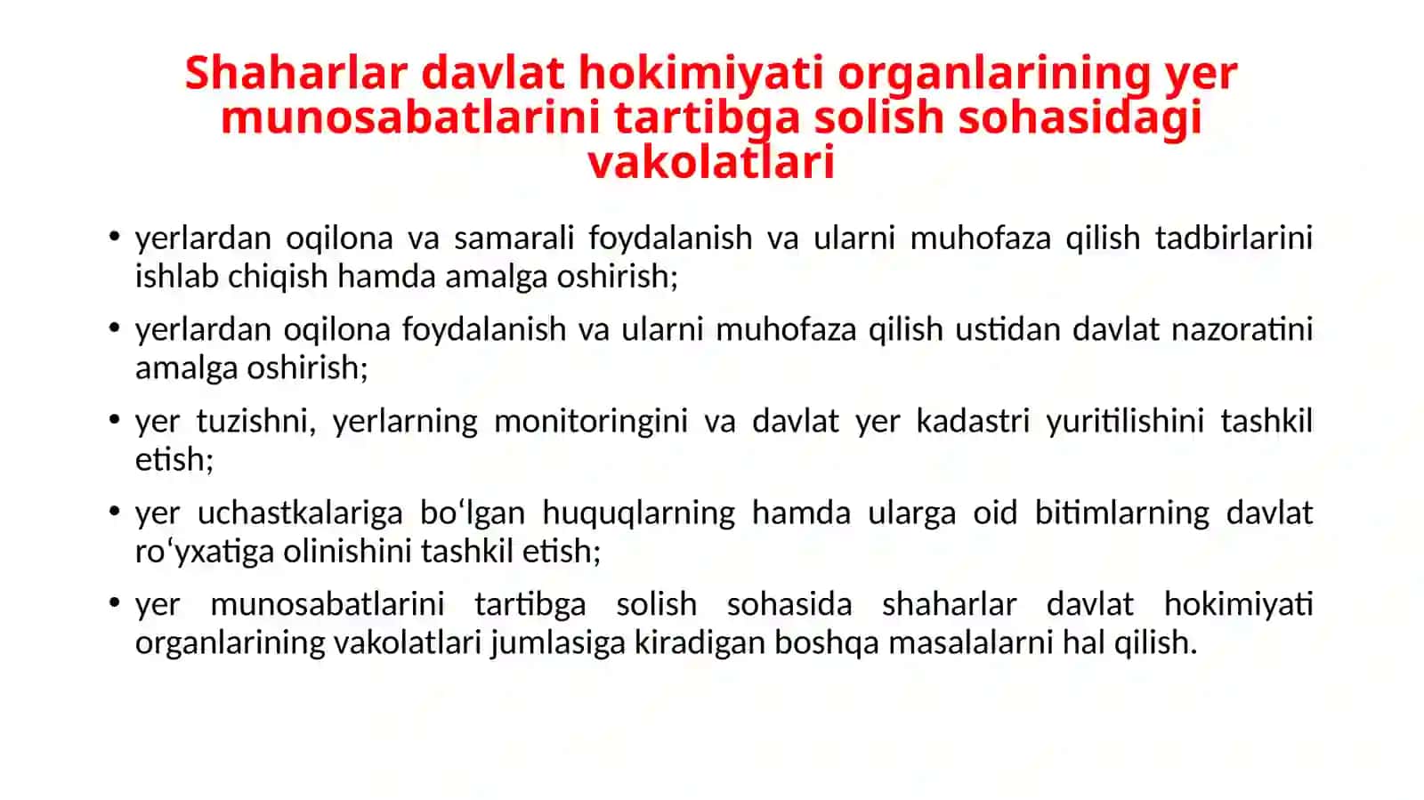 Yer uchastkalarini berish 4