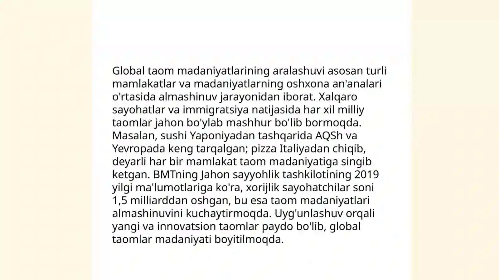 Oziq-ovqat ta'minot zanjirining globallashuvi 4