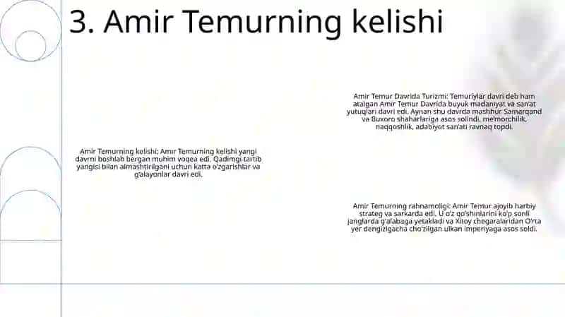 Amir Temur Davrida Turizm 4
