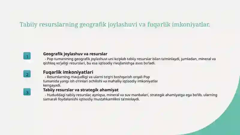 Pop tumani iqtisodiyoti 4