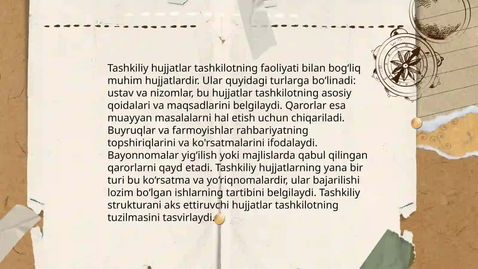 Tashkiliy hujjatlar 4