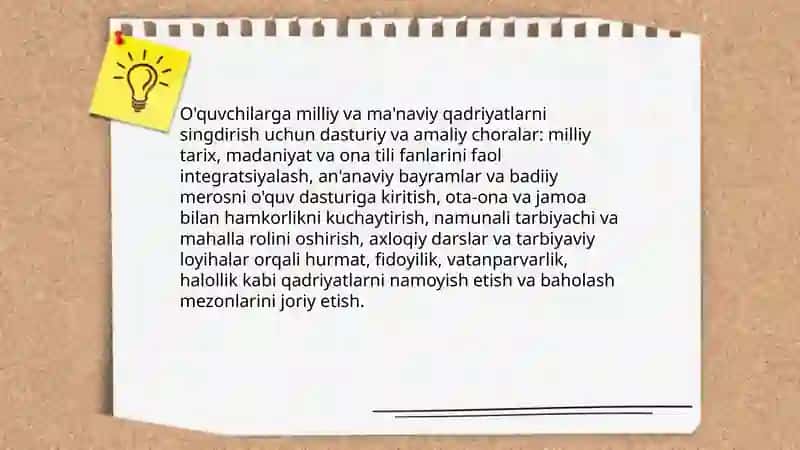 O'quvchilarni ma'naviy-axloqiy tarbiyalash 4