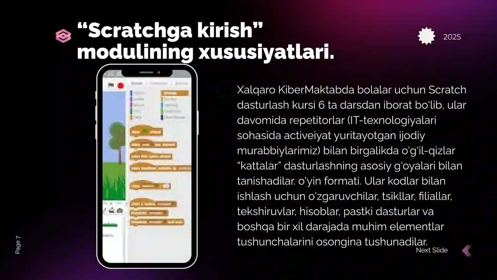 Scratch dasturidao’rganuvchidasturlaryaratish 4