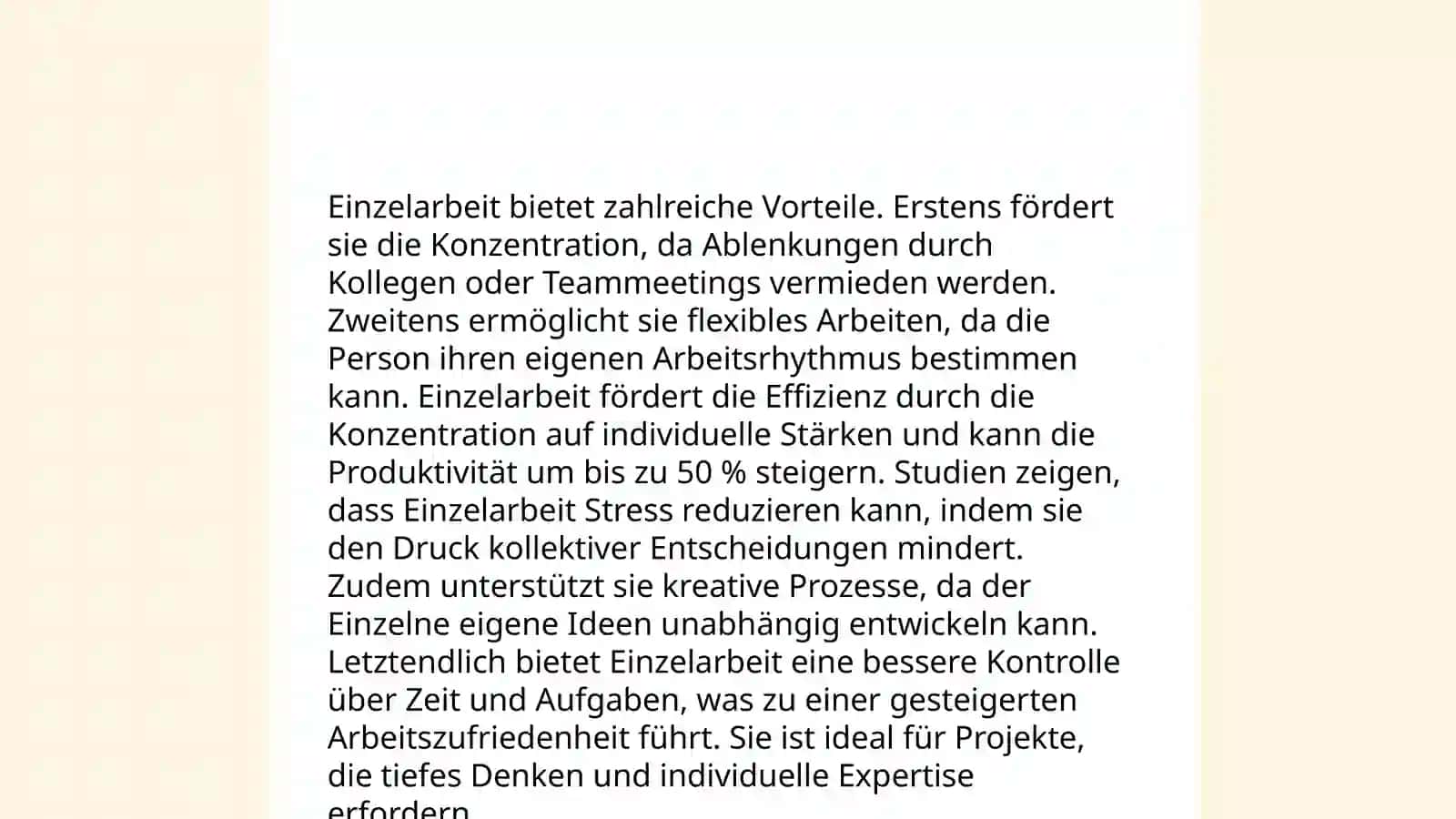 Arbeitsformen 4