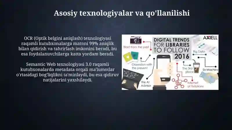 Raqamli kutubxonalarning rivojlanishi 4